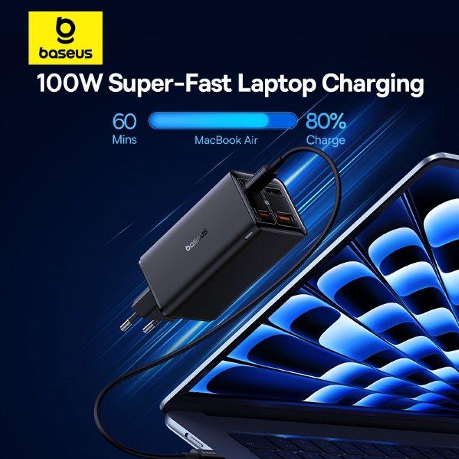 Produktbild Baseus GaN6 Pro Fast Wall Charger (100 W, 4 Ports)