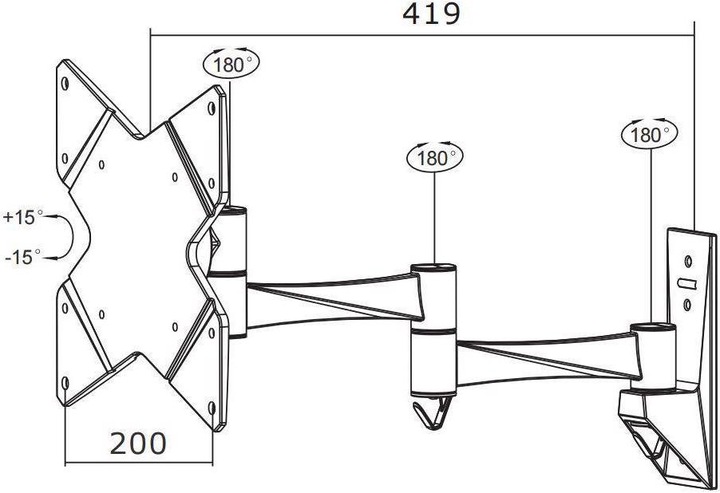 Immagine prodotto Neomounts Fpma-W835 (Muro, 40")
