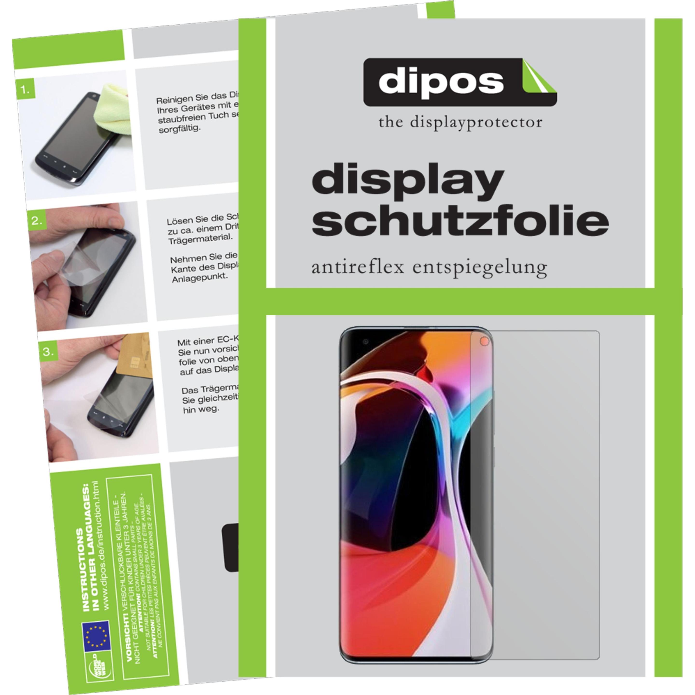 Dipos Displayschutzfolie Antireflex (5 Stück, Xiaomi Mi 10 Pro), Smartphone Schutzfolie, Transparent