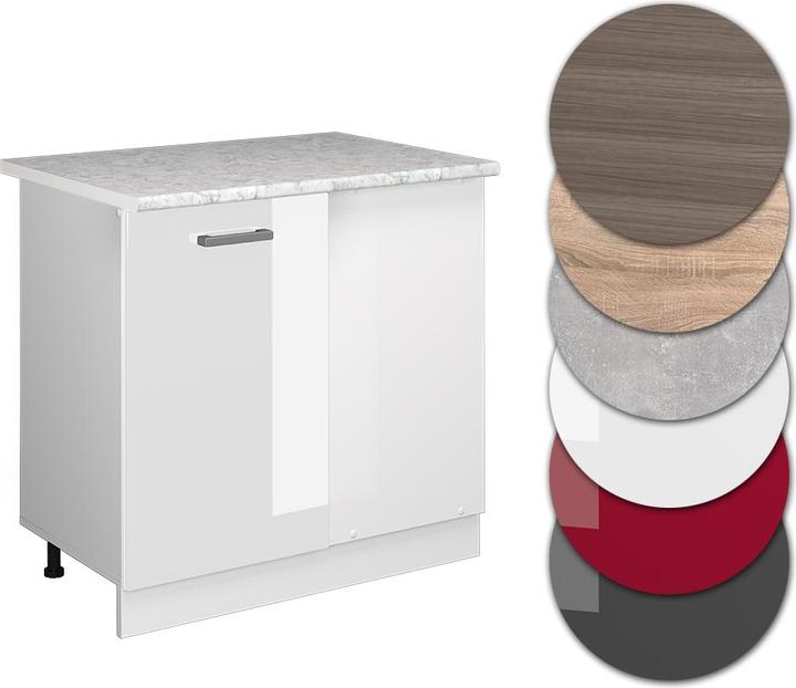 Produktbild Vicco Eckunterschrank R-Line (86 x 60 x 81.5 cm)