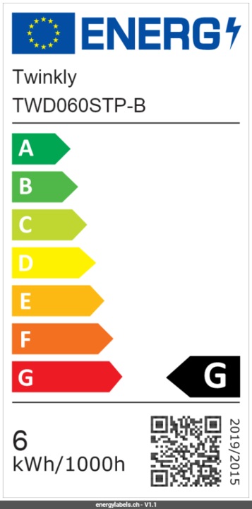 Energy Label Twinkly Dots (RGB, 300 cm, Indoor)