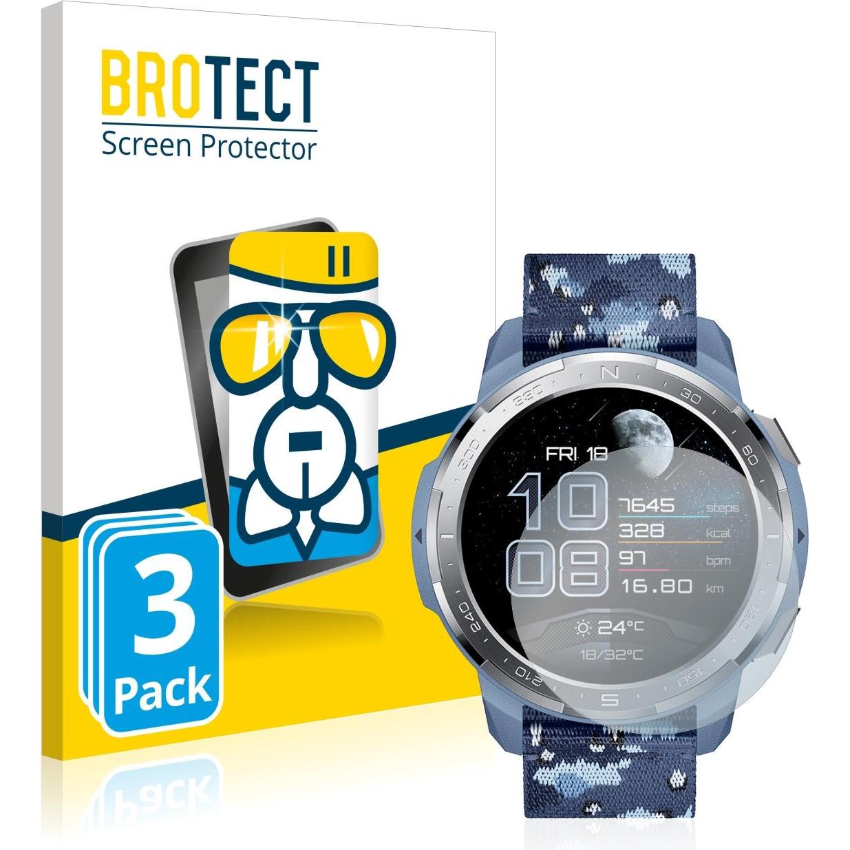 Thumbnail - BROTECT AirGlass Panzerglasfolie, Smartwatch Schutzfolie, Transparent