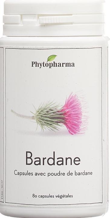 Actual product image Phytopharma Burdock capsule 350 mg (80 Piece, Capsules, 62.80 g)