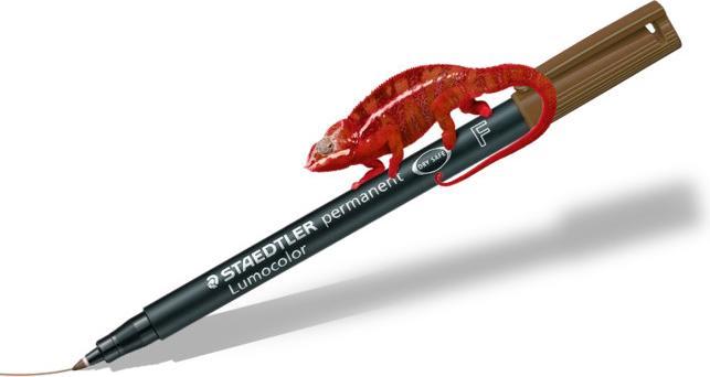 Actual product image Staedtler Lumocolor permanent (Brown, 0.60 mm, 1 x)