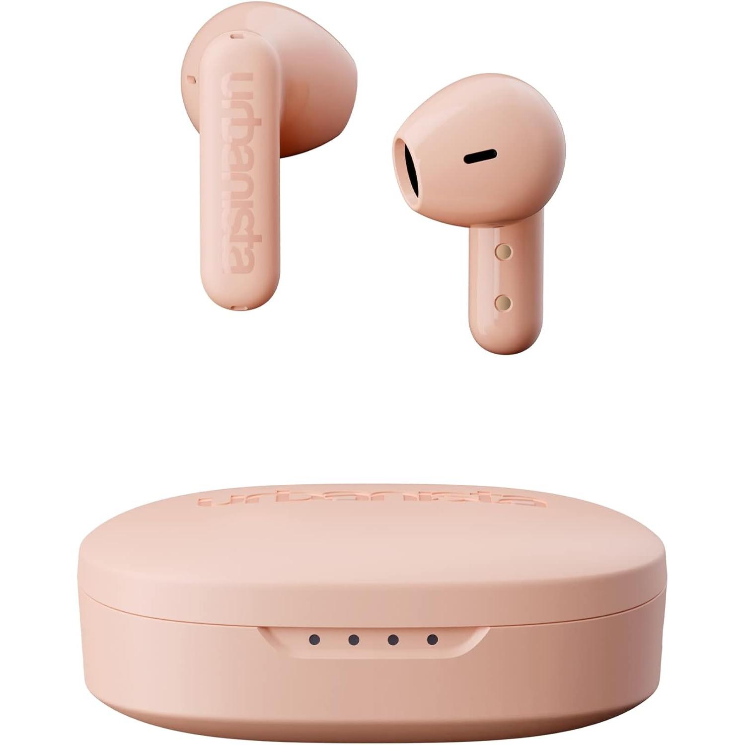 Urbanista Kopenhagen Bluetooth draadloze in-ear koptelefoon Dusty Pink (32 h, Draadloze), Koptelefoon, Roze