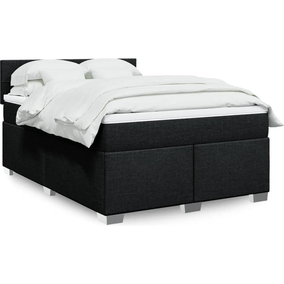 VidaXL, Bett, Bo x springbett mit Matratze 160 x 200 cm Stoff (160 x 200 cm)