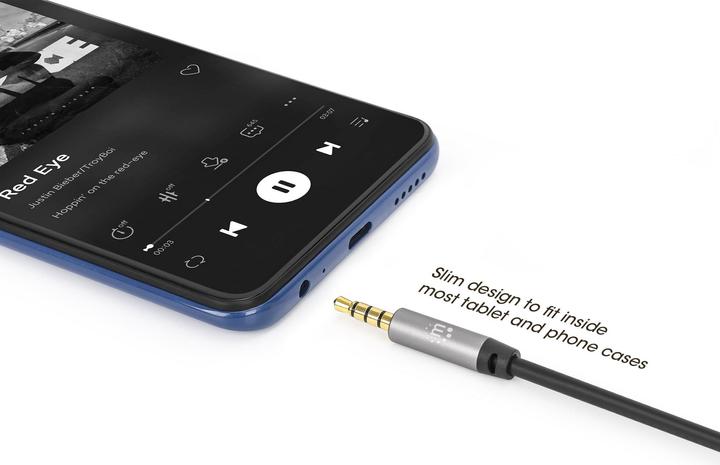 Produktbild Manhattan Audiokabel Aux Klinke Stecker (2 m, 3.5mm Klinke (AUX))