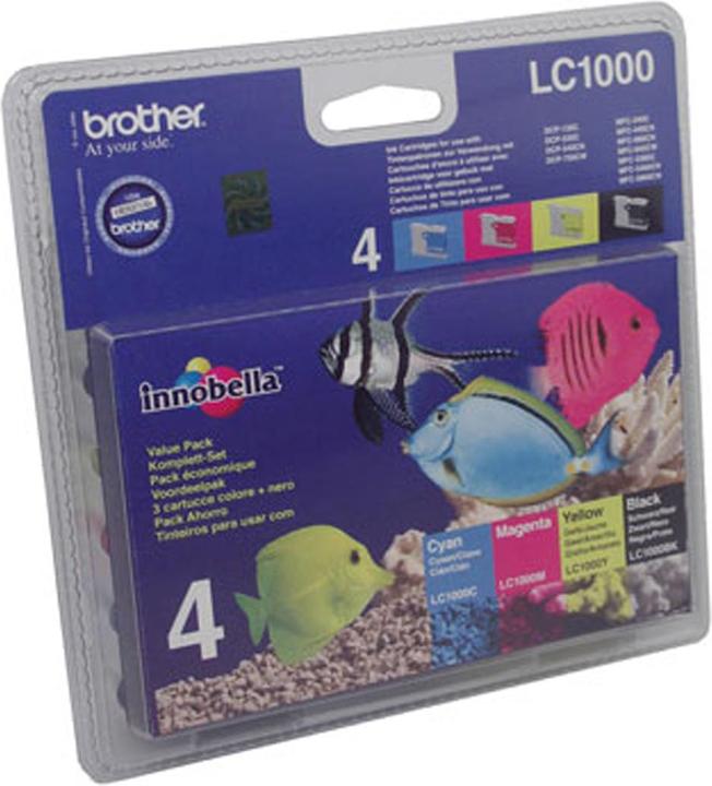 Image du produit Brother LC1000VALBP Value Pack (M, CF, Y, C)