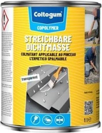 Image du produit Coltogum Mastic d'étanchéité à peindre transparent 1l (1 kg, Transparent, 1000 ml)
