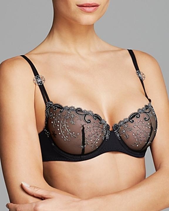 Actual product image Simone Perele Demi Cups Delice Half Cup Underwire Bra (Single pack, 65 D)