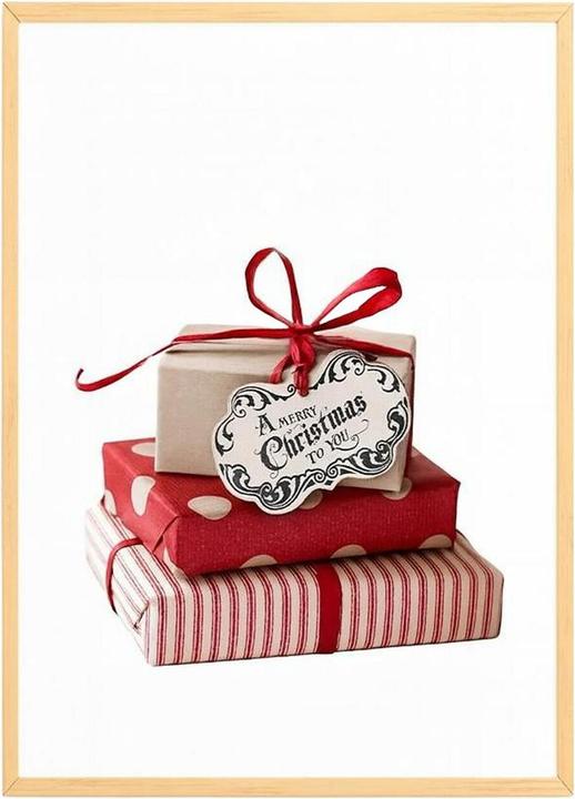 Actual product image Wallxpert Weihnachtsbild Geschenke