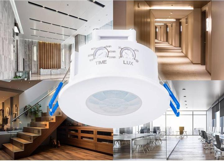 Actual product image Sygonix SY-5995928 Ceiling PIR motion detector 360 ° relay white IP20 (8 m)
