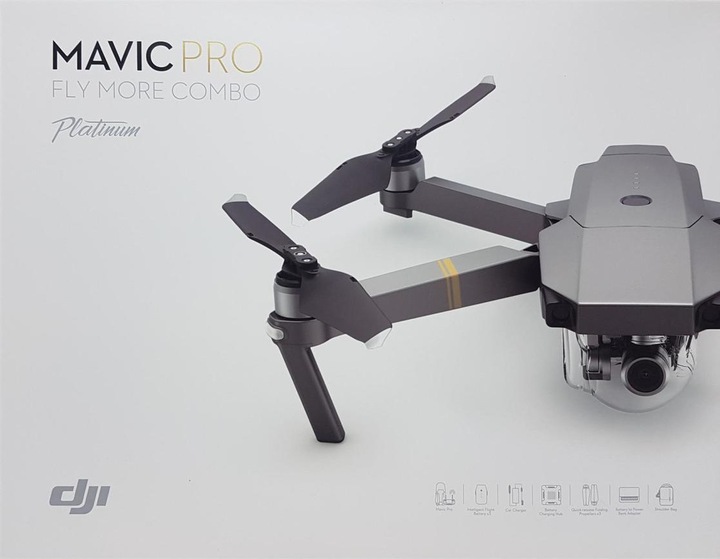 Image du produit DJI Mavic Pro Platinum set Fly More (30 min, 743 g, 12 Mpx)
