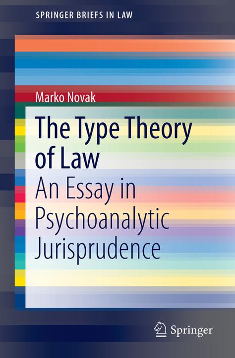 Image du produit The Type Theory of Law (Néerlandais, Marko Novak, 2016)