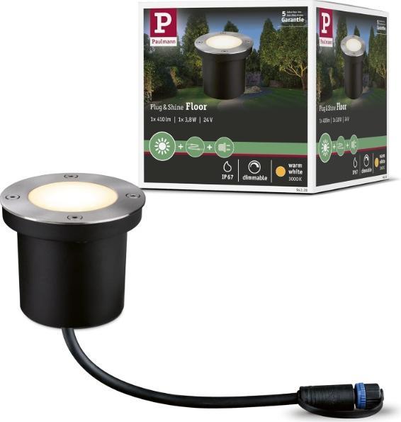 Actual product image Paulmann Plug & Shine recessed floor light (450 lm, IP65)