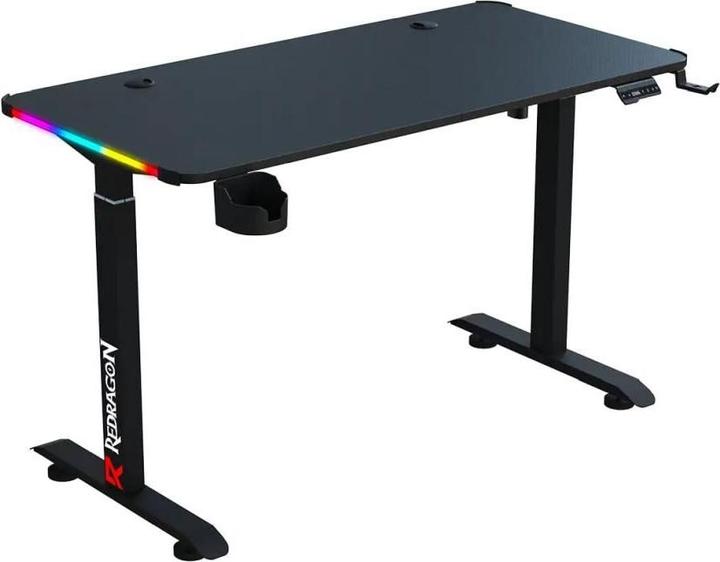 Redragon GD-3330-M electric height adjustable gaming desk black RGB lighting