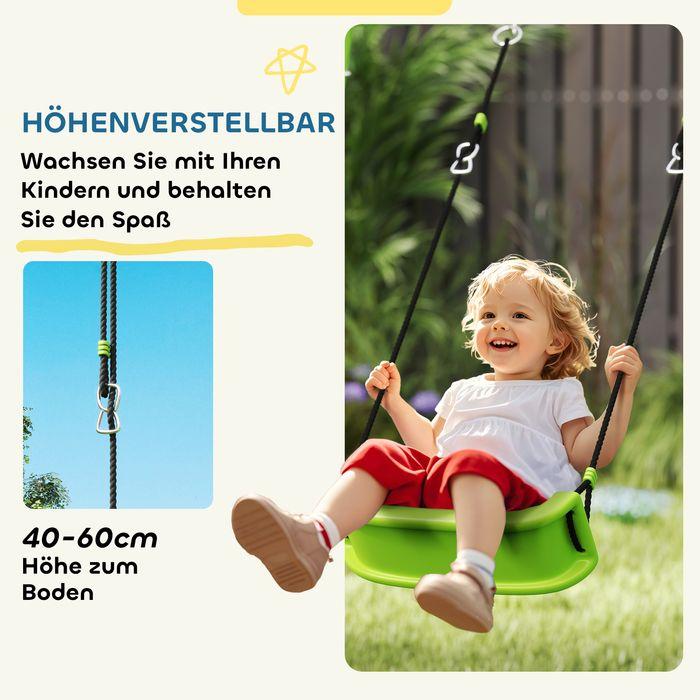 Produktbild Swisshandel24 4 in 1 Schaukelgestell Outdoor Schaukelgerüst mit Schaukel, Metallgestell