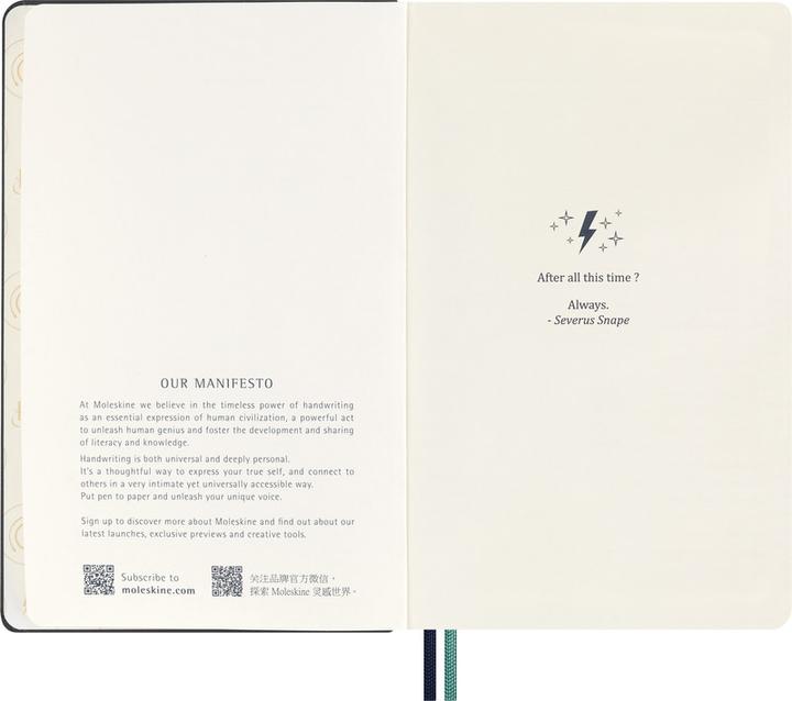 Immagine prodotto Moleskine Patronum di Harry Potter (130 x 210 mm, Righe, Copertina rigida)