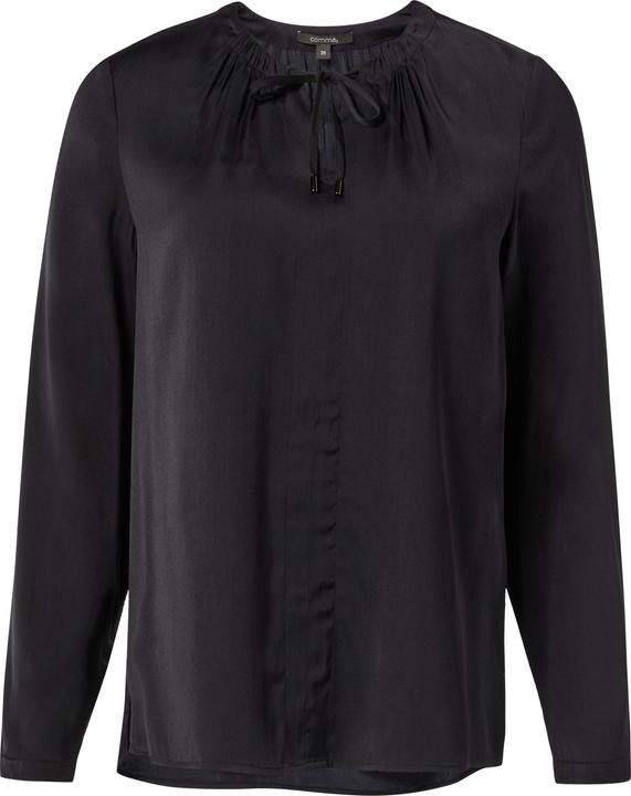 Produktbild Comma Bluse Satinierte Tunikabluse im Relaxed Fit (34)