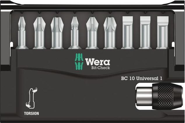 Produktbild Wera Bit-Check 10 Universal 1 (Kreuz Pozidriv PZ)