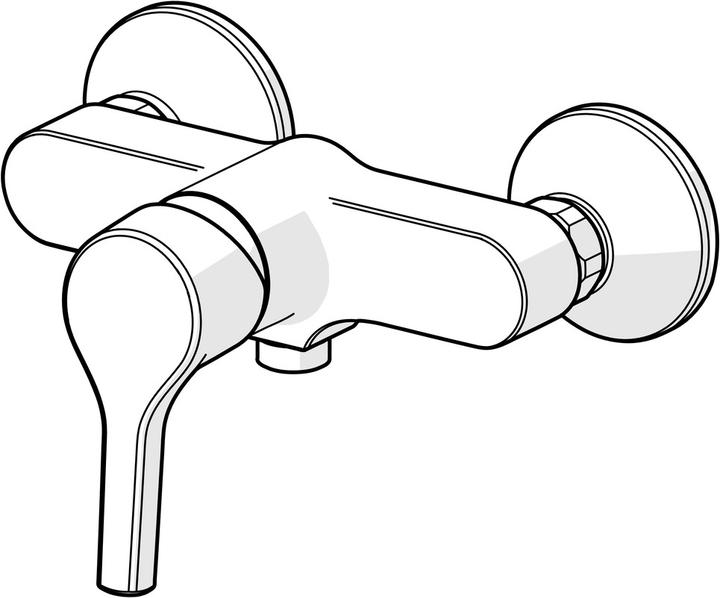 Produktbild Hansa HANSAPALENO Duscharmatur, Einhebelmischer, chrom