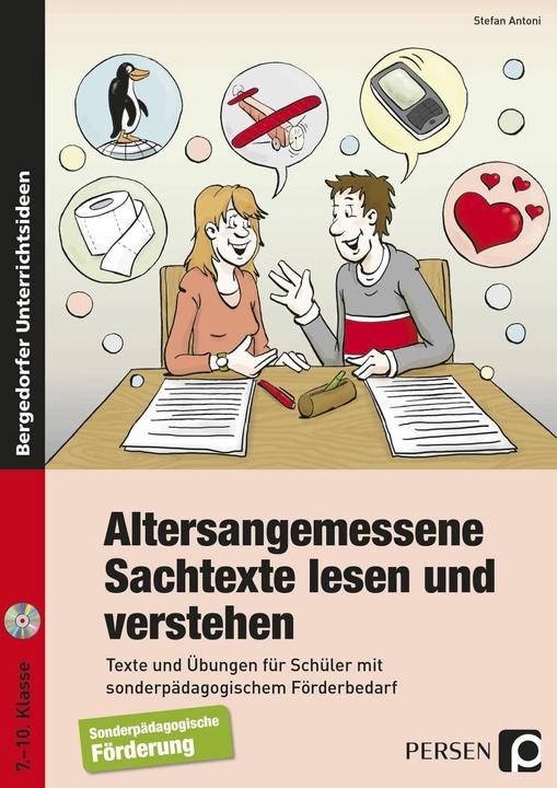 Produktbild Altersangemessene Sachtexte lesen und verstehen (Deutsch, Stefan Antoni, 2021)
