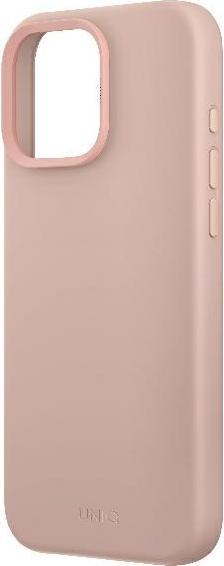 Actual product image Uniq etui Lino Hue iPhone 16 Pro Max 6.9" Magclick Charging różowy/blush pink (Apple iPhone 16 Pro Max)