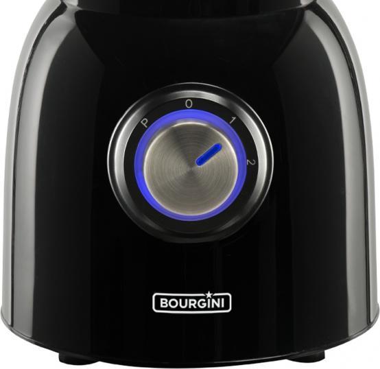 Image du produit Bourgini Nostalgic Blender Noir 1.5L (600 W)