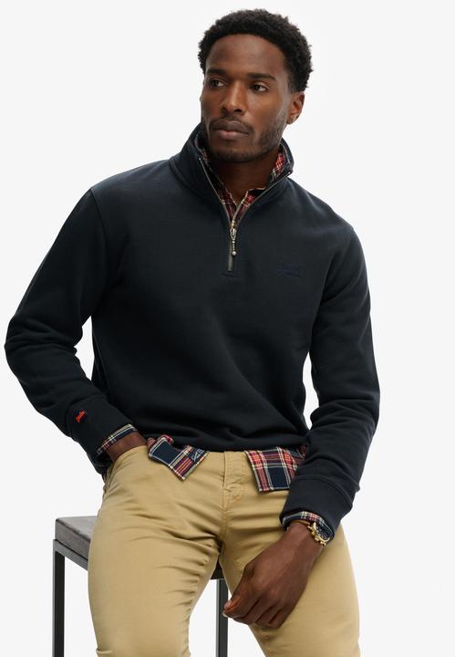 Image du produit Superdry Sweat à Capuche Zippé Mi-Brossé Logo Essentiel (XXL)