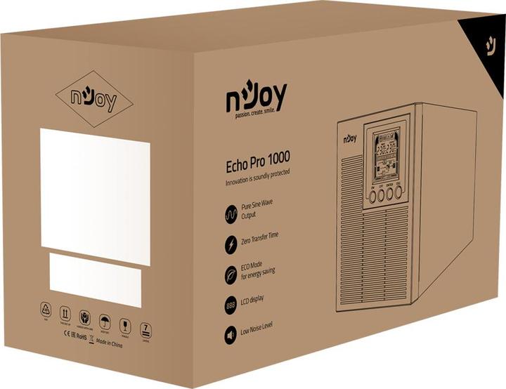Produktbild Njoy Echo Pro 1000 (1000 VA, 800 W, Online-Doppelwandler USV)