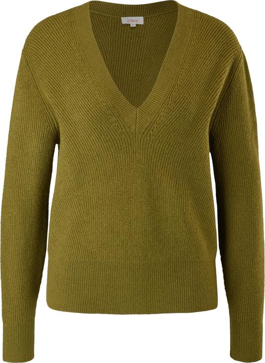Image du produit s.Oliver Strickpullover Pullover mit V-Ausschnitt (46)