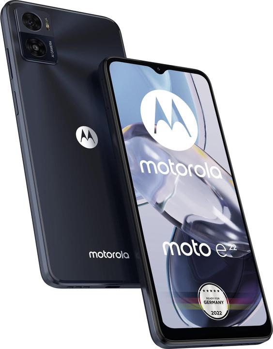 Produktbild Motorola Moto E22 (32 GB, Astro Black, 6.50", Dual SIM, 4G)