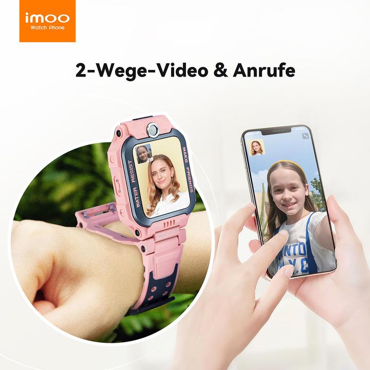 Actual product image imoo Watch Phone Z7 Kinder-Smartwatch pink (4G)