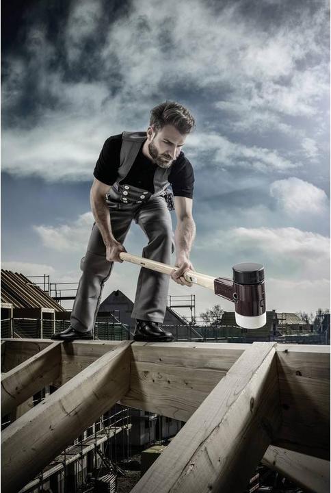 Actual product image Halder Sledgehammer 5350g 1000mm Rubber/Superplastic Hickory Simplex (5350 g)