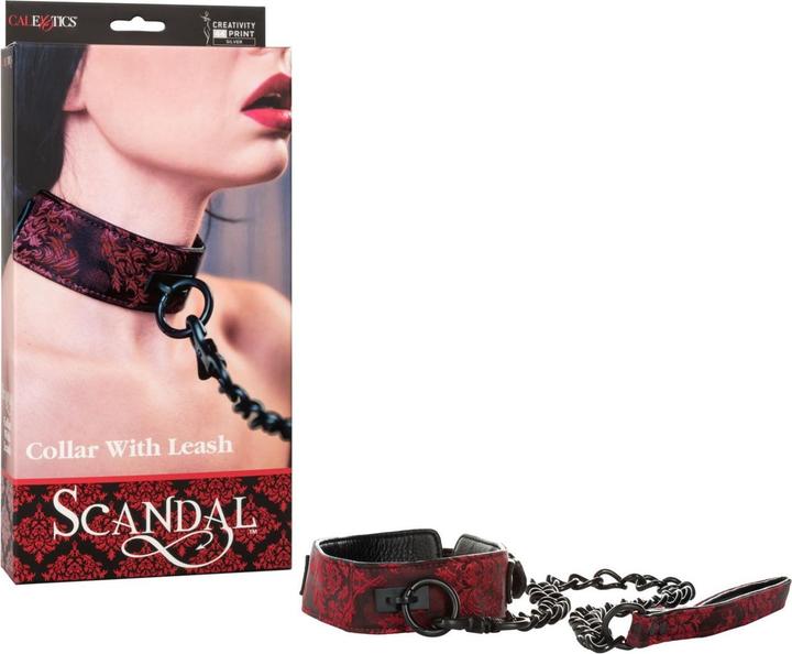 Actual product image CalExotics Scandal Collar with Leash