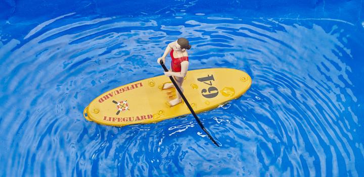 Produktbild Bruder bworld Life Guard mit Stand Up Paddle