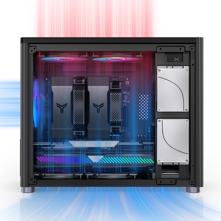 Actual product image Jonsbo D30 (mATX, DTX, Mini-ATX)