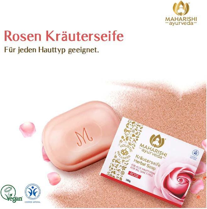 Actual product image Maharishi Ayurveda Rose Herbal Soap (Liquid soap)