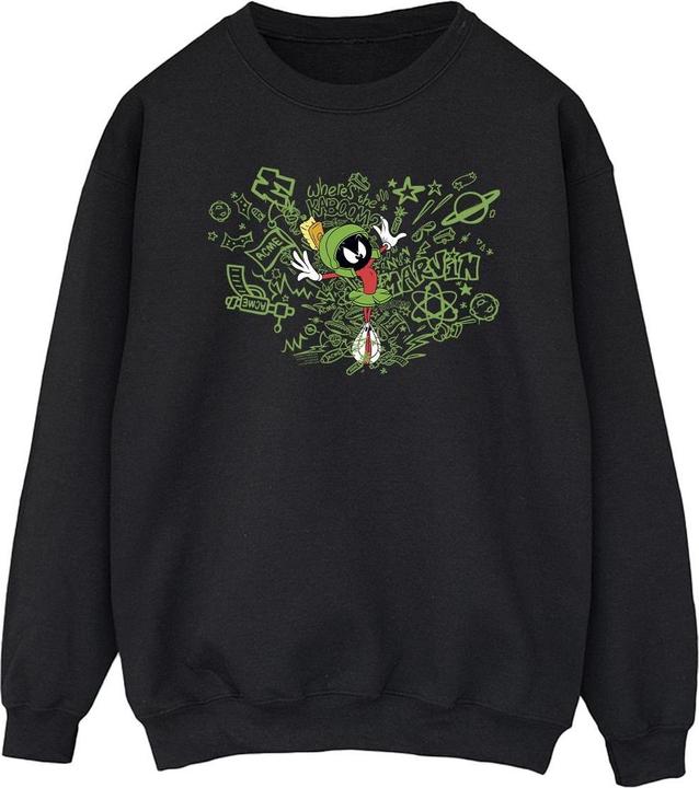 Immagine prodotto Looney Tunes ACME Doodles Marvin Martian Felpa Uomo (3XL)