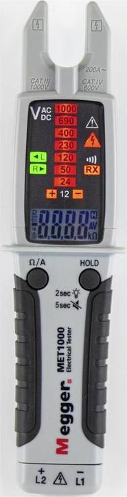 Immagine prodotto Megger MIT2500 tester di isolamento CAT IV e MET1000 tester di tensione TRMS con misurazione della corrente (CAT III 1000V, CAT IV 600V)