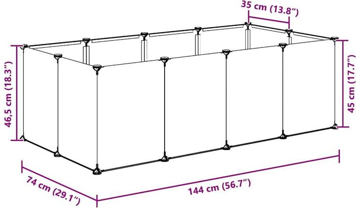 Image du produit vidaXL Cage pour petits animaux