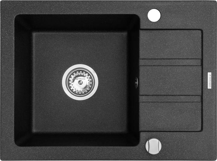 Image du produit Maidsinks Evier de cuisine Promo 62x44 1B 1D noir (44 cm, 62 cm)