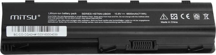 Actual product image Mitsu BATTERY BC/CO-CQ42H (COMPAQ 6600 MAH 71 WH) - Battery - Battery (9 cubicles, 6600 mAh)