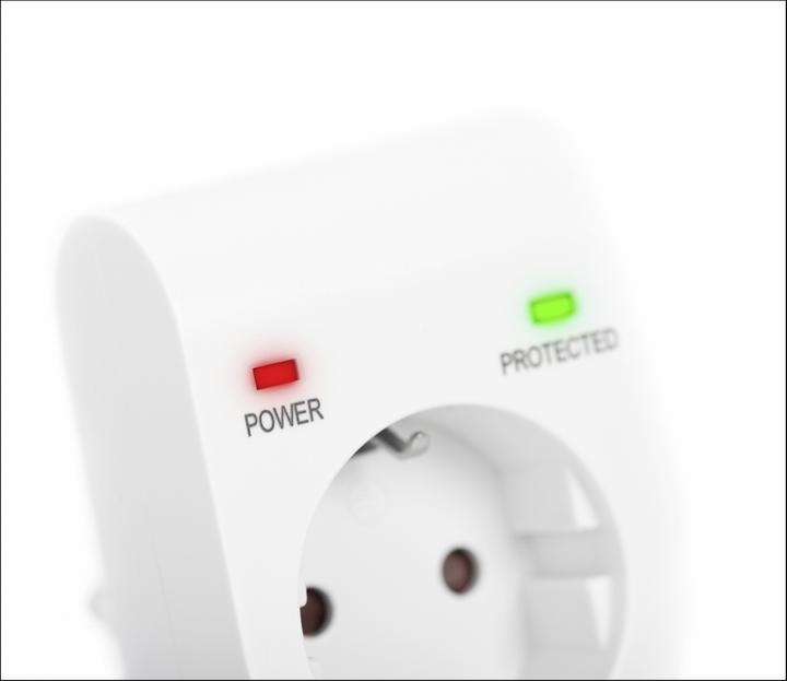 Immagine prodotto Digitus Adattatore di protezione da sovratensione. LED 1xCEE 7/7 TV-GS CE-LVD