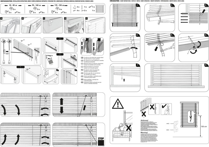 Actual product image Deco Company Aluminium blind (95 x 175 cm)