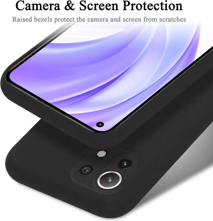 Produktbild Cadorabo TPU Liquid Silicone Case Hülle für Xiaomi Mi 11 LITE (4G / 5G) / 11 LITE NE (Xiaomi Mi 11 Lite, Xiaomi 11 Lite 5G NE, Xiaomi Mi 11 Lite 5G)