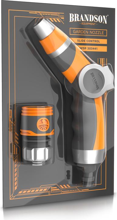 Produktbild Brandson Gartenbrause, Sprühregner, Garten Handbrause für Gartenschlauch, Spritzpistole, robuste Bauweise