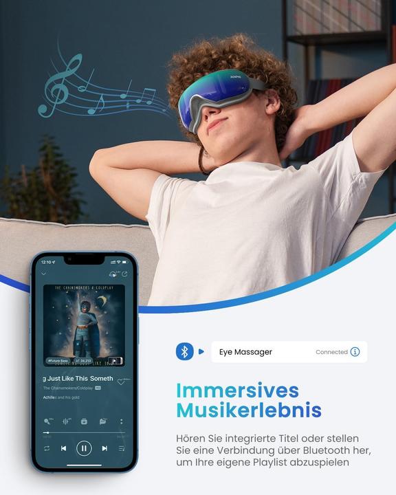 Image du produit Renpho Massaggiatore Oculare Eyeris1 con Calore e Compressione