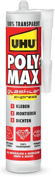 Actual product image UHU Construction adhesive transparent (300 g, 300 ml)