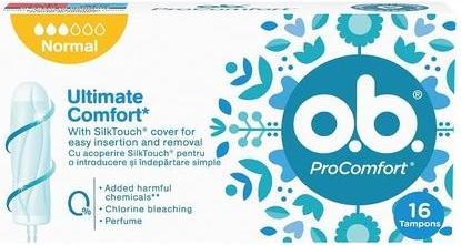 Produktbild Johnson & Johnson Ob Tampons 16 Pieces Normal Ultimate Comfort (16 x, Normal)
